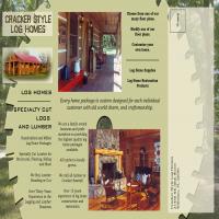 Cracker Style Log Homes Brochure: Brochure Side 1.jpg